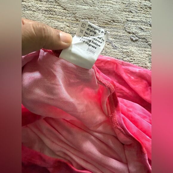 Women’s size L Pink Tie-Dye Mini skirt NWOT - Picture 6 of 7